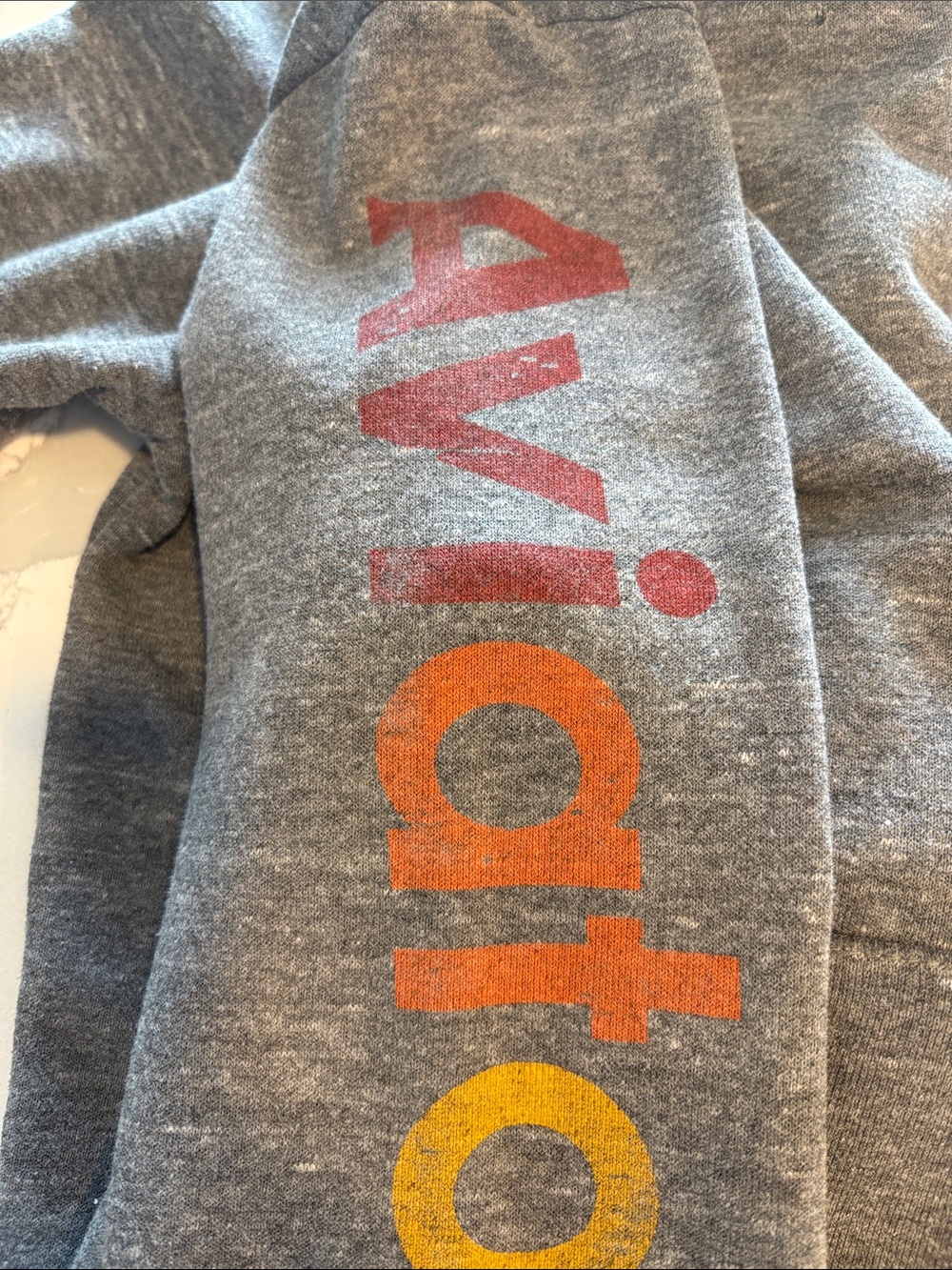 Aviator Nation Full Zip Hoodie ~ Small ~ Heathered Grey - Picture 13 of 16